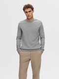 Selected LONG-SLEEVED KNITTED JUMPER, Medium Grey Melange, highres - 16074682_MediumGreyMelange_003.jpg