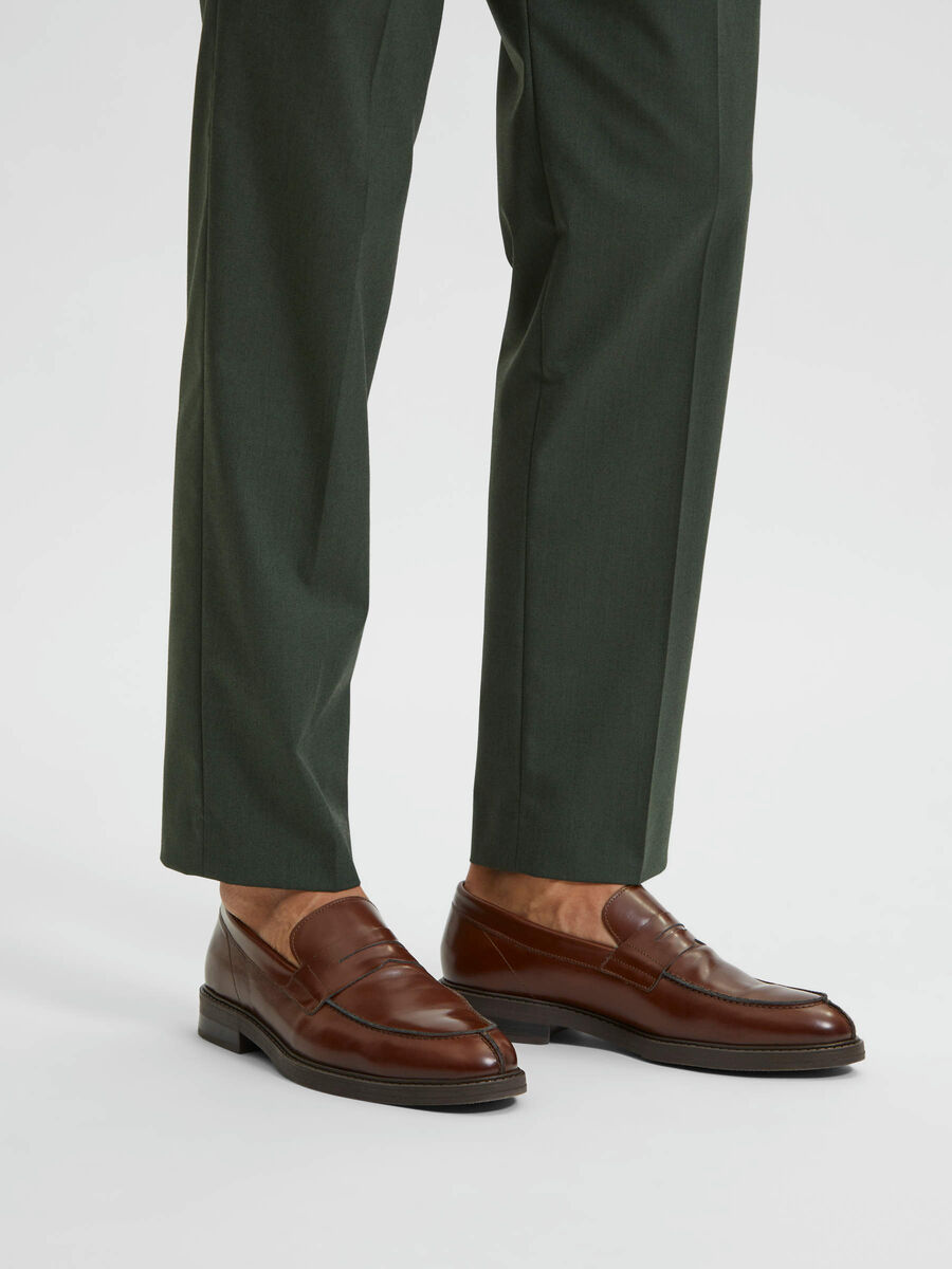 Selected LEDER HALBSCHUHE, Cognac, highres - 16081463_Cognac_003.jpg