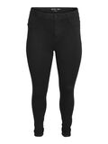 Noisy May CURVE NMCALLIE SKINNY JEANS, Black Denim, highres - 27014957_BlackDenim_001.jpg