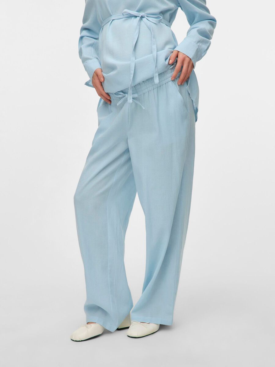 Mama.licious MATERNITY-TROUSERS WIDE LEG TROUSERS, Niagara Mist, highres - 20018879_NiagaraMist_003.jpg