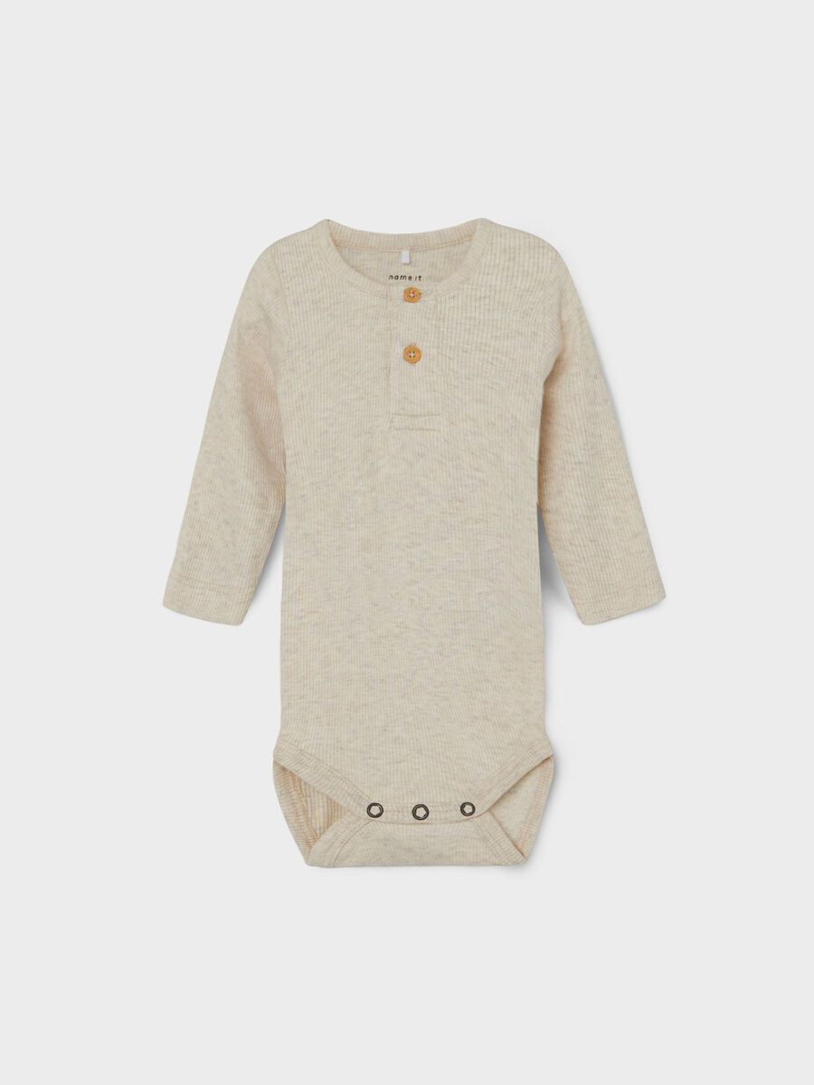 name it LONG SLEEVED RIB ROMPER, Peyote Melange, highres - 13198041_PeyoteMelange_003.jpg