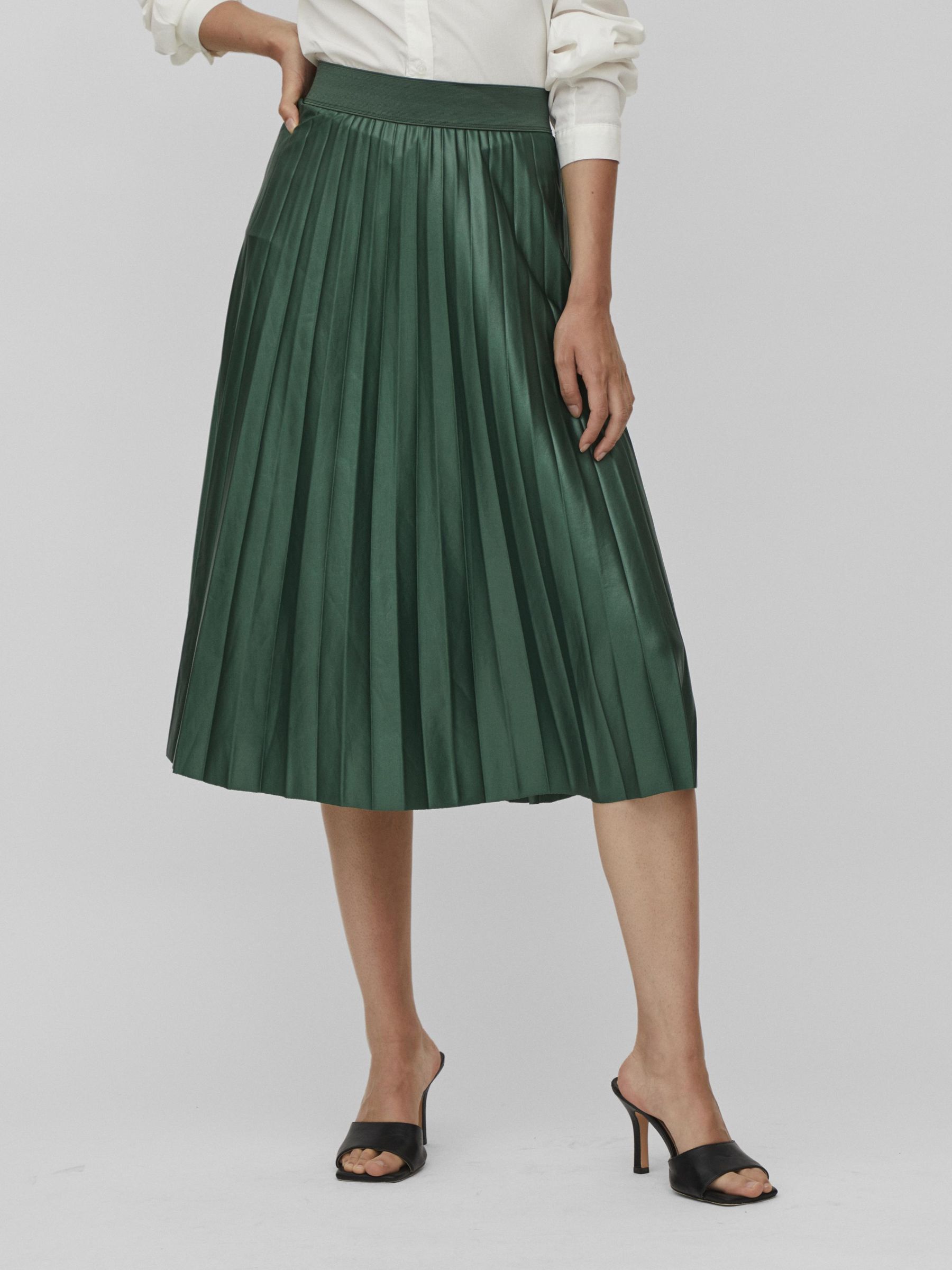 Petite pleated midi skirt hot sale