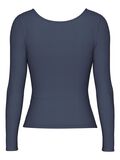 Pieces PCKITTE  LANGÆRMET T-SHIRT, Ombre Blue, highres - 17101437_OmbreBlue_002.jpg