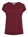 VILA VIDREAMERS ROUND NECK T-SHIRT, Cabernet, highres - 14083083_Cabernet_001.jpg
