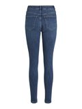 VILA VISARAH MID-WAIST SKINNY FIT JEANS, Medium Blue Denim, highres - 14082132_MediumBlueDenim_002.jpg