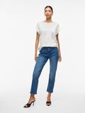 VILA VIELLETTE SHORT SLEEVED TOP, Snow White, highres - 14059563_SnowWhite_005.jpg