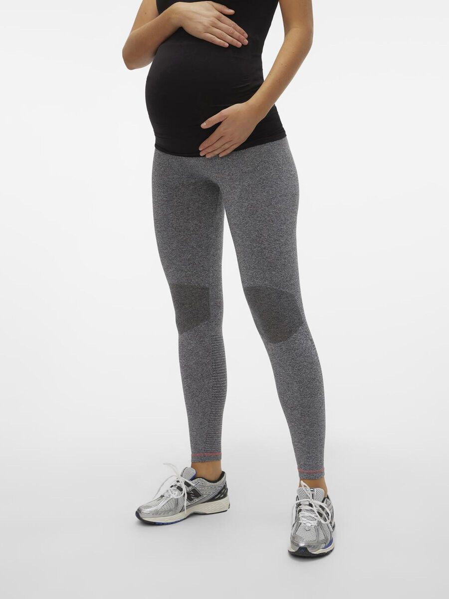 Mama.licious MATERNITY-LEGGINGS SPORTS LEGGINGS, Medium Grey Melange, highres - 20011086_MediumGreyMelange_003.jpg
