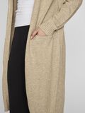 VILA VIRIL LONG STRIKKET CARDIGAN, Natural Melange, highres - 14042770_NaturalMelange_006.jpg
