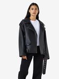 Noisy May OVERSIZE FAUX LEATHER JACKET, Black, highres - 27027014_Black_003.jpg