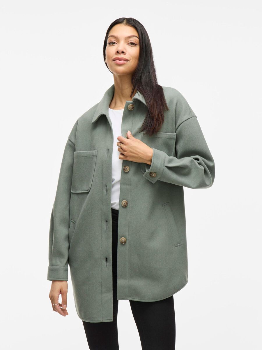 VILA VIKIMMI OVERSIZE JAKKE, Laurel Wreath, highres - 14067254_LaurelWreath_003.jpg