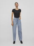 VILA VIKELLY HØJ TALJE STRAIGHT FIT JEANS, Light Blue Denim, highres - 14084730_LightBlueDenim_1038125_005.jpg