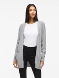 VILA VIRIL BASIC KNITTED CARDIGAN, Light Grey Melange, highres - 14044041_LightGreyMelange_003.jpg