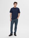 Selected KORTÄRMAD MED AVSLAPPNAD PASSFORM T-SHIRT, Navy Blazer, highres - 16077385_NavyBlazer_005.jpg