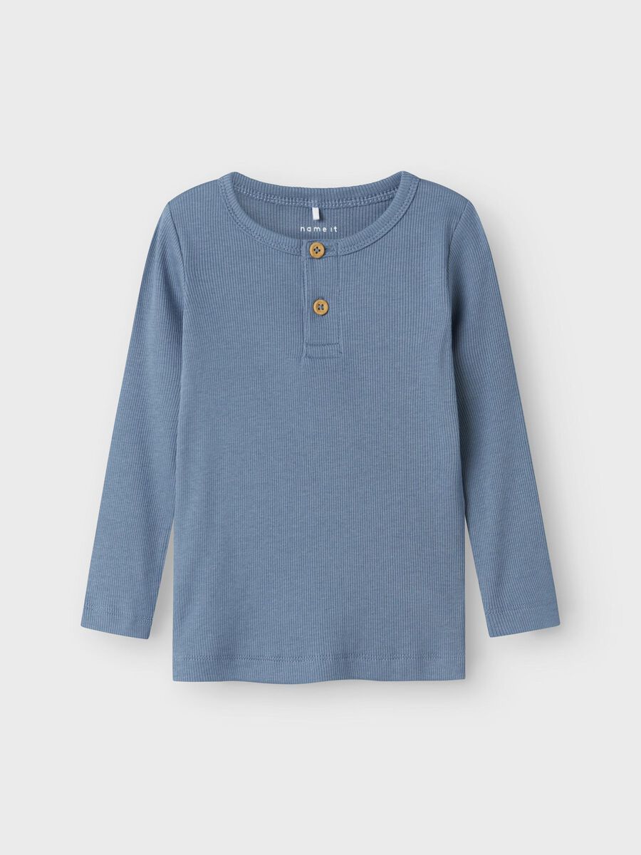 name it RIB BUTTON LONG SLEEVED TOP, Spring Lake, highres - 13198045_SpringLake_003.jpg