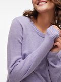 VILA VIRIL ROUND NECK KNITTED PULLOVER, Violet Tulip, highres - 14054177_VioletTulip_714851_006.jpg