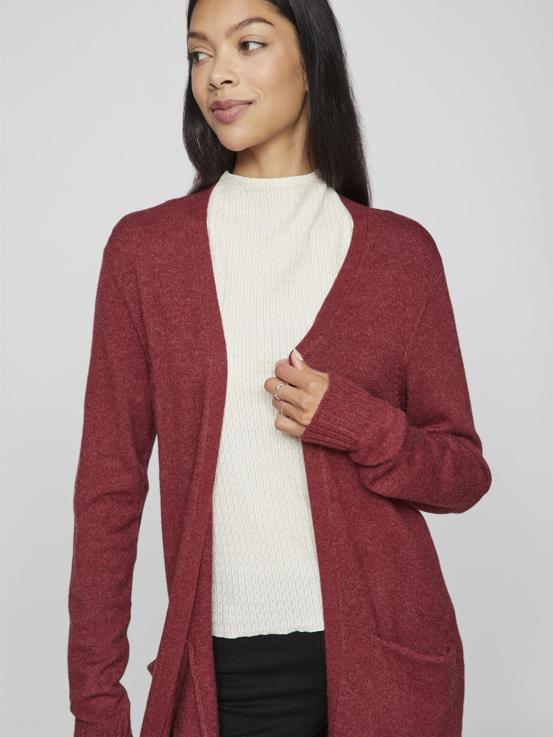 Vila long knit cardigan online