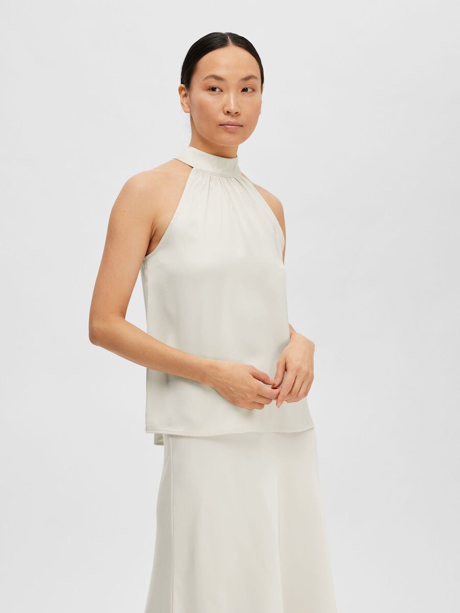 Selected SATIN HALTERNECK TOPP, Birch, highres - 16089023_Birch_003.jpg