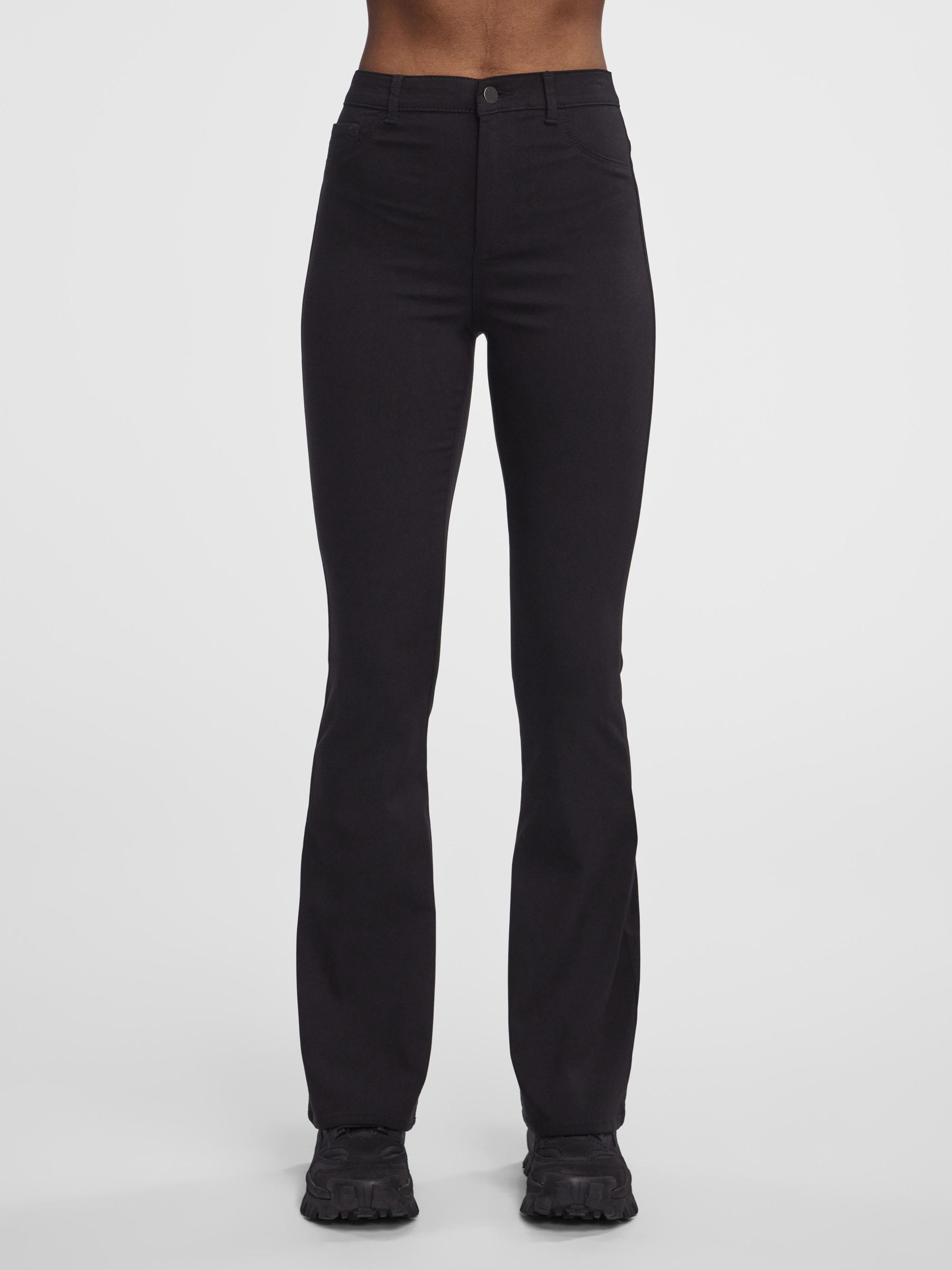 Pieces flared best sale pants
