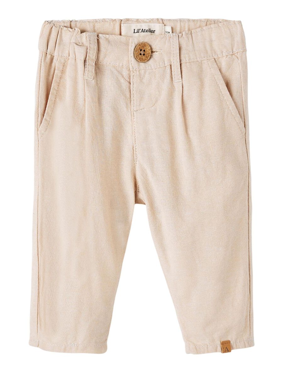 name it REGULAR FIT TROUSERS, Croissant, highres - 13218330_Croissant_001.jpg