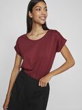 VILA VIDREAMERS ROUND NECK T-SHIRT, Cabernet, highres - 14083083_Cabernet_007.jpg