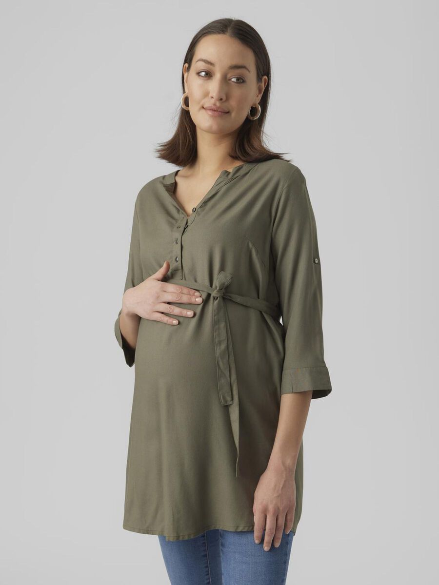Mama.licious MATERNITY-TUNIC TUNIC TOP, Dusty Olive, highres - 20010957_DustyOlive_003.jpg