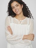 VILA VIEDEE GEMUSTERTES LANGARMBLUSE, Snow White, highres - 14079577_SnowWhite_006.jpg