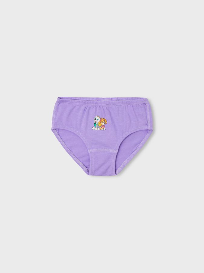 2 PACK PAW PATROL BRIEFS from name it mini, Purple