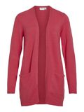 VILA VIRIL BASIC STRIKKET CARDIGAN, Viva Magenta, highres - 14044041_VivaMagenta_958891_001.jpg