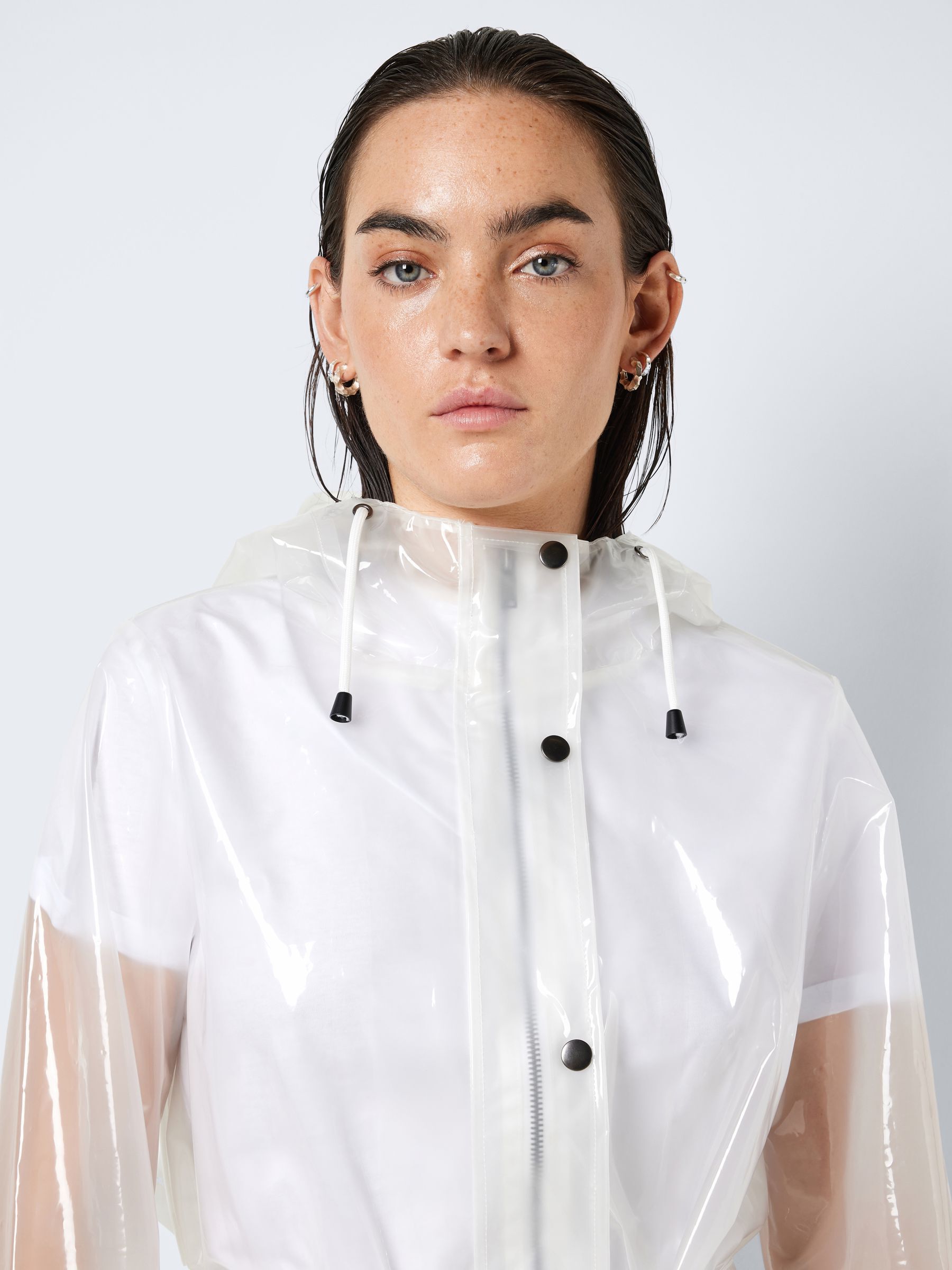 White pvc raincoat outlet