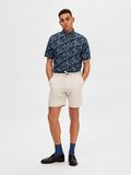 Selected COMFORT FIT SHORTS, Oatmeal, highres - 16087638_Oatmeal_005.jpg