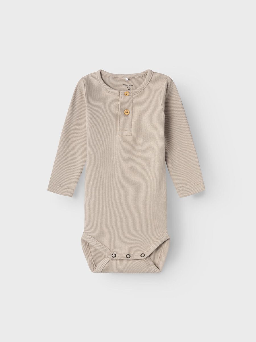 name it LONG SLEEVED RIB ROMPER, Pure Cashmere, highres - 13198041_PureCashmere_003.jpg