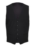 Selected VISKOSEBLANDING SLIM FIT VEST, Black, highres - 16089406_Black_001.jpg