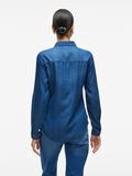 VILA VIBISTA FICKA JEANSSKJORTA, Dark Blue Denim, highres - 14033008_DarkBlueDenim_604568_004.jpg