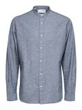 Selected LONG-SLEEVED SHIRT, Medium Blue Denim, highres - 16079058_MediumBlueDenim_001.jpg