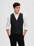 Selected VISKOSEBLANDING SLIM FIT VEST, Black, highres - 16089406_Black_003.jpg