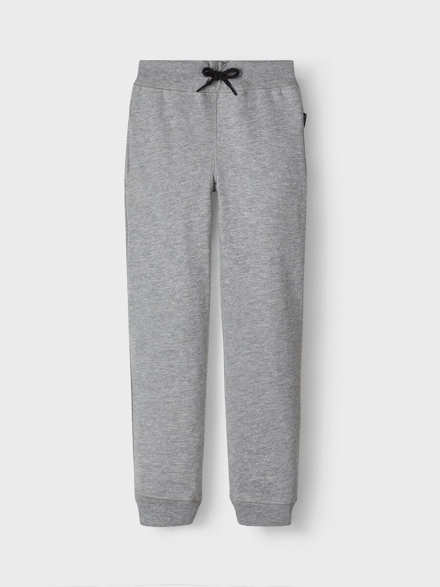 name it BROSSÉ JOGGING EN MOLLETON, Grey Melange, highres - 13153665_GreyMelange_003.jpg