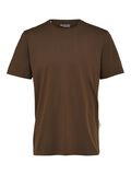 Selected REGULAR T-SHIRT, Dark Earth, highres - 16087842_DarkEarth_001.jpg
