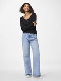 Pieces PCKITTE  LONG-SLEEVED T-SHIRT, Black, highres - 17101437_Black_005.jpg