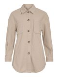 VILA VIKIMMI OVERSIZE JAKKE, Natural Melange, highres - 14067254_NaturalMelange_001.jpg