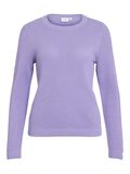 VILA VIDALO BASIC STRICKPULLOVER, Violet Tulip, highres - 14082767_VioletTulip_001.jpg