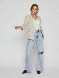 VILA VIJOY 3/4 SLEEVED BLAZER, Cement, highres - 14058873_Cement_005.jpg