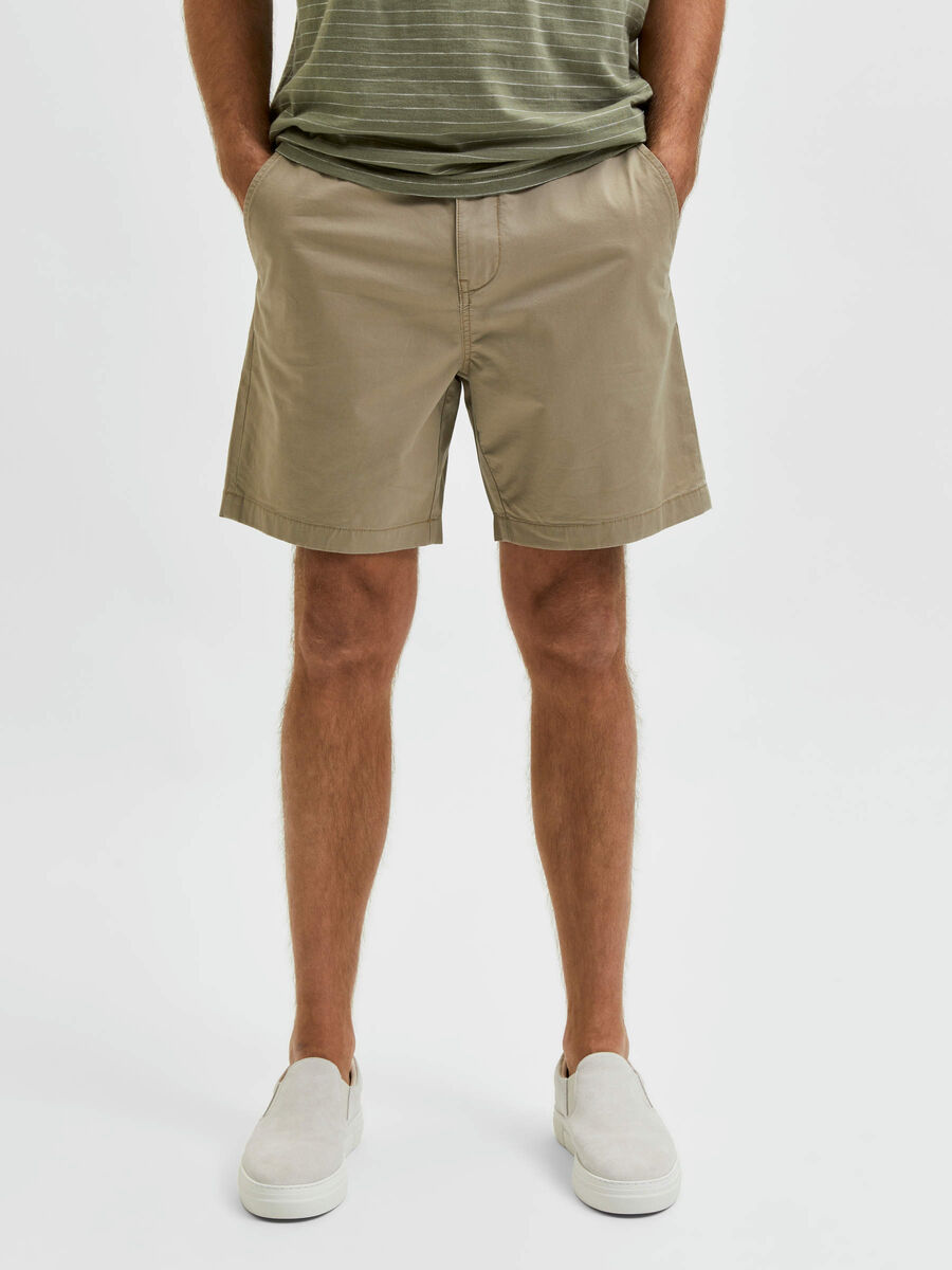 Selected COMFORT FIT SHORTS, Chinchilla, highres - 16083844_Chinchilla_003.jpg