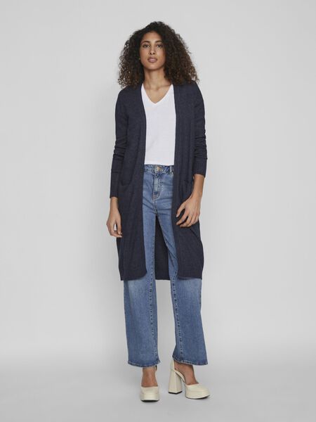 Vila LONG KNITTED CARDIGAN, Total Eclipse, highres - 14042770_TotalEclipse_585969_003.jpg