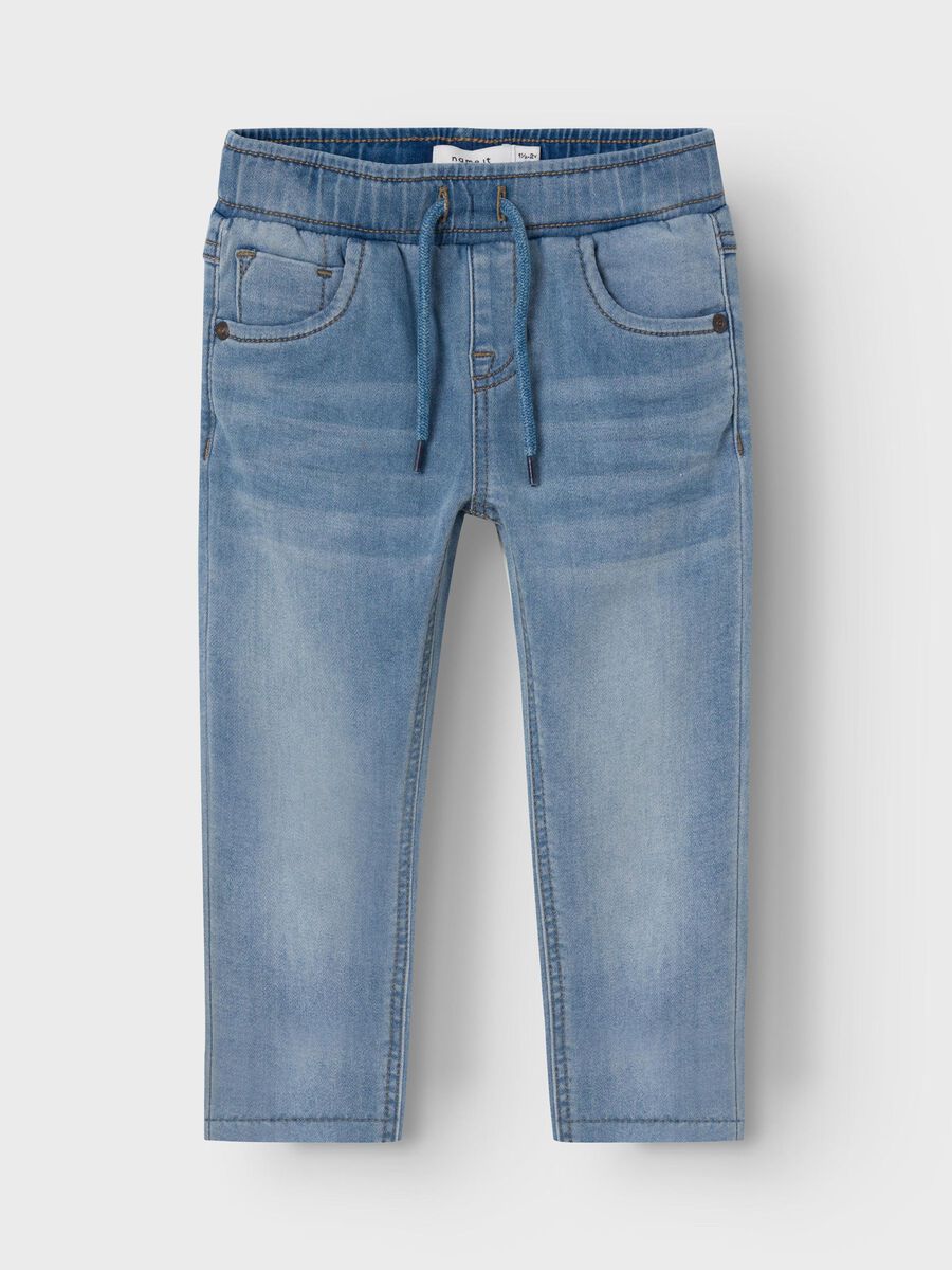name it REGULAR FIT SWEAT JEANS, Light Blue Denim, highres - 13212646_LightBlueDenim_003.jpg