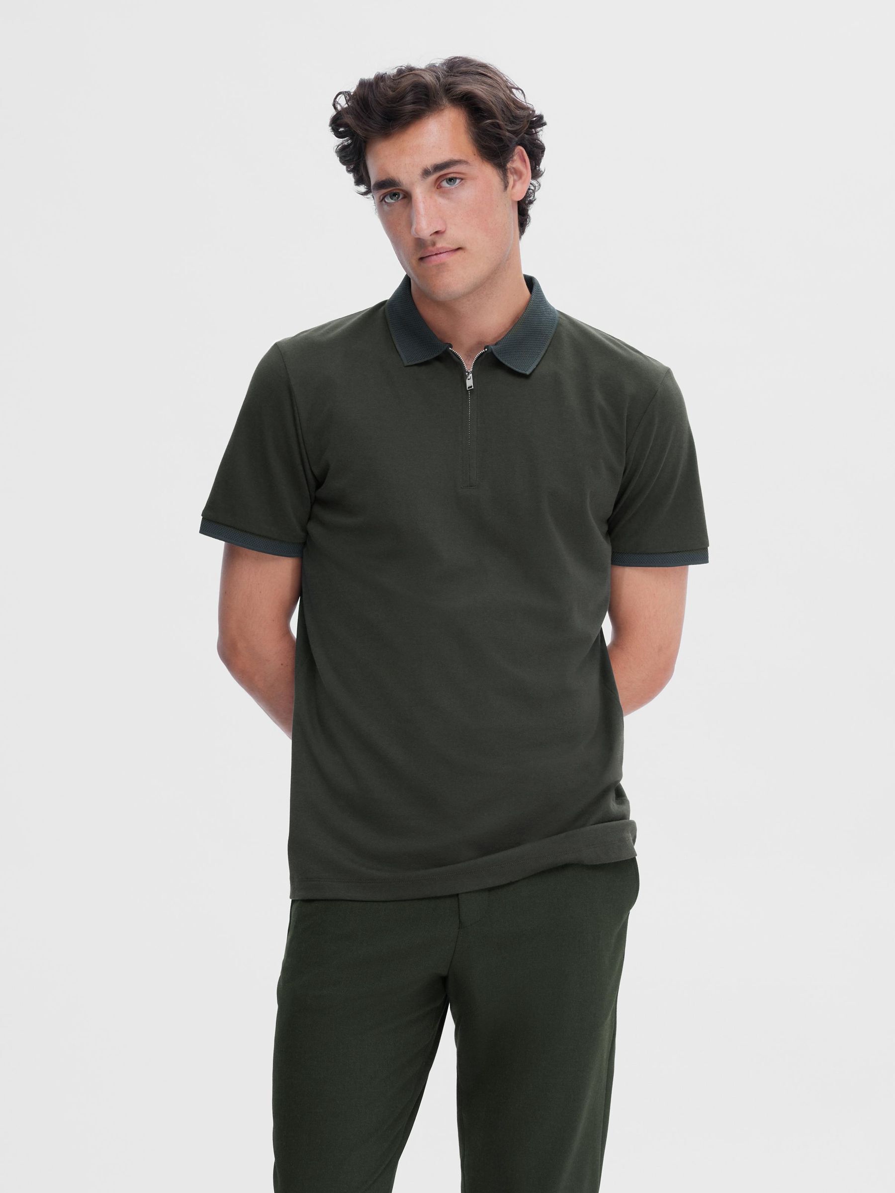 Zara top polo homme