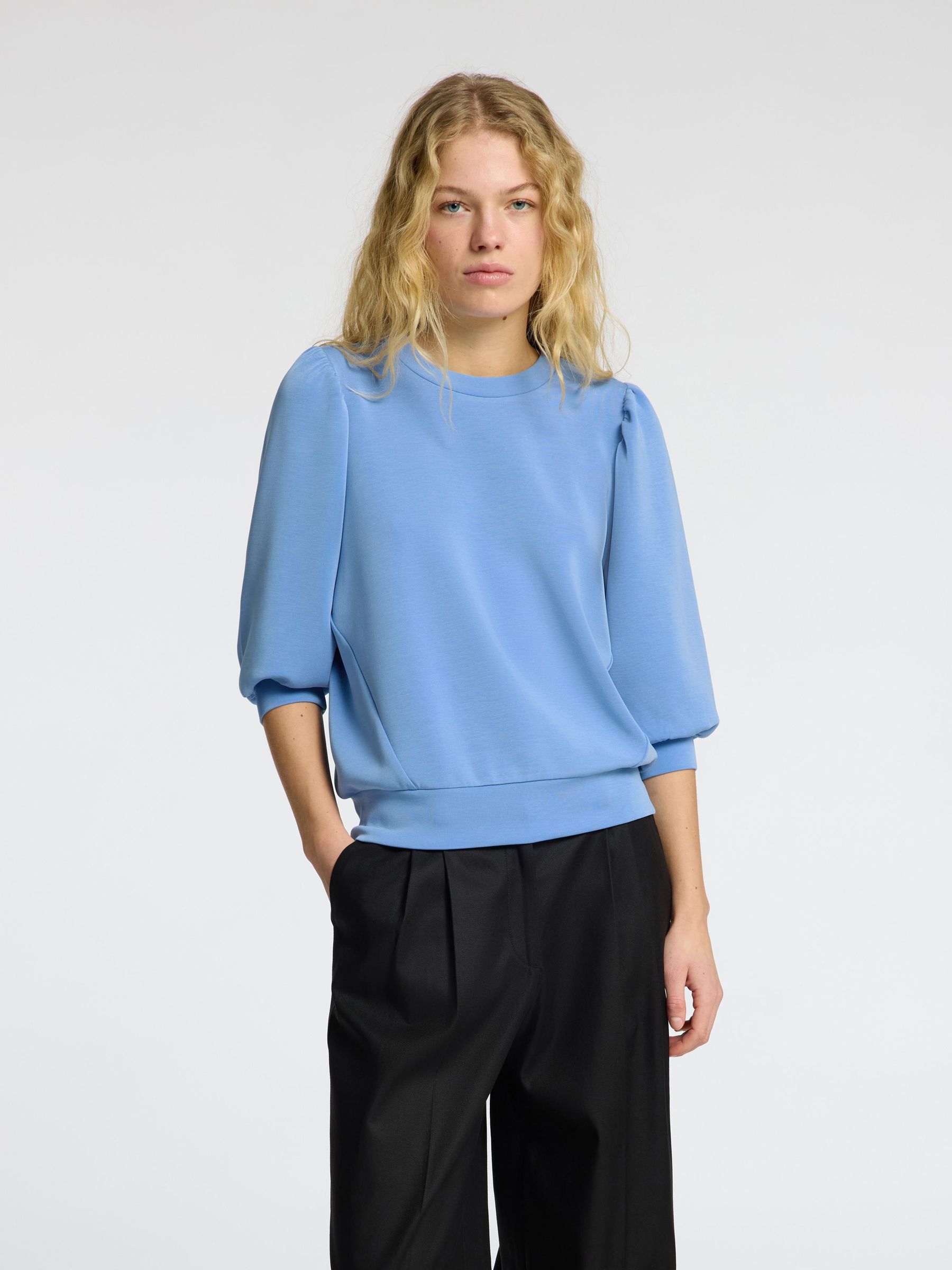 Puff sleeve sweatshirt | Selected