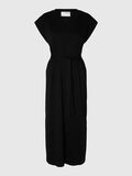 Selected CAP SLEEVE MIDI DRESS, Black, highres - 16089879_Black_001.jpg