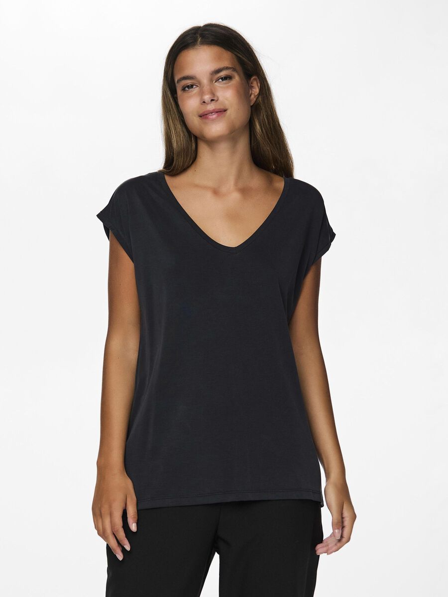 Pieces PCKAMALA T-SHIRT, Black, highres - 17095260_Black_003.jpg