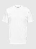 Selected SHORT-SLEEVED RELAXED FIT T-SHIRT, Bright White, highres - 16077385_BrightWhite_001.jpg