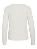 VILA VIRIL V-NECK KNITTED PULLOVER, White Alyssum, highres - 14042769_WhiteAlyssum_002.jpg